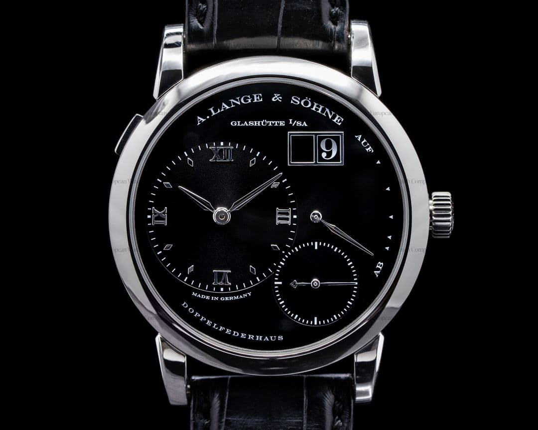 A. Lange & Söhne Lange 1 Platinum Black Dial "DARTH" Black Date RARE