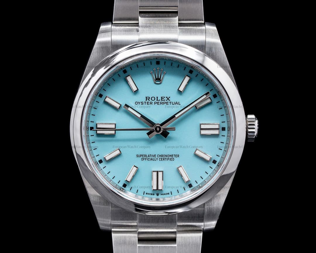 Rolex Oyster Perpetual 124300 41mm SS / Turquoise Blue Dial 2020
