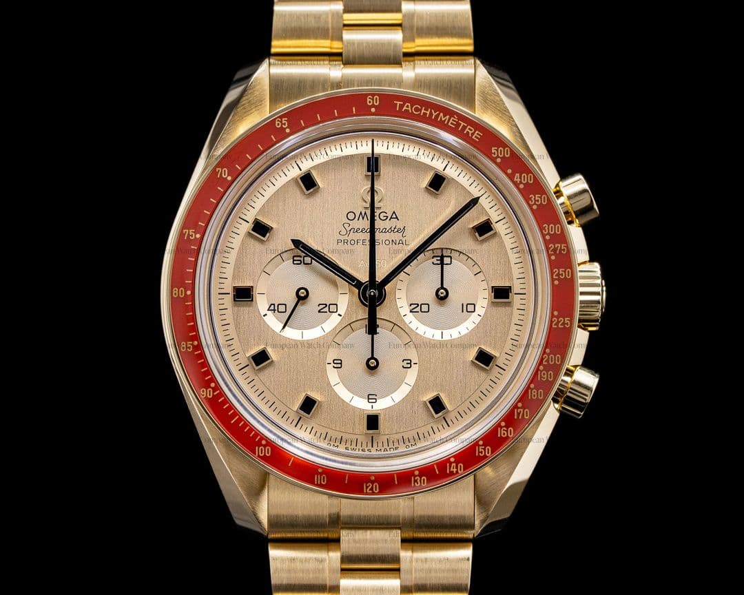 Omega Apollo XI 50th Anniversary Speedmaster 18K Yellow Gold