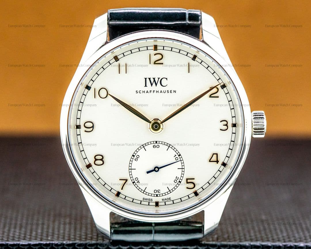 IWC Portugieser Automatic 40mm SS Silver Dial / Rose Gold Numerals