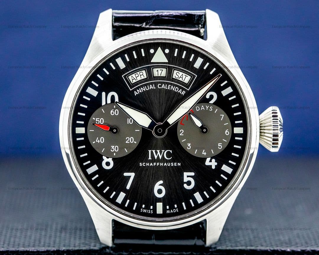 IWC Big Pilot Annual Calendar Spitfire SS / Grey Dial