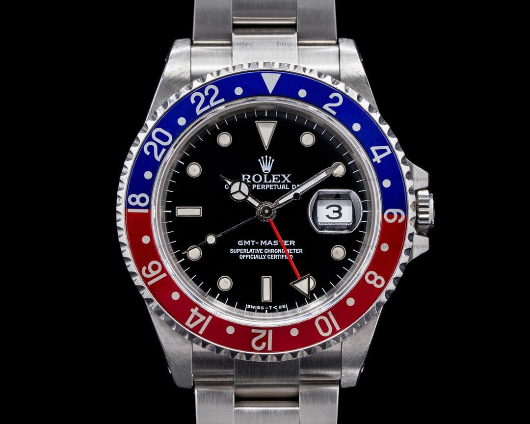 Rolex 16700 GMT Master Red / Blue Pepsi Bezel FULL SET NICE