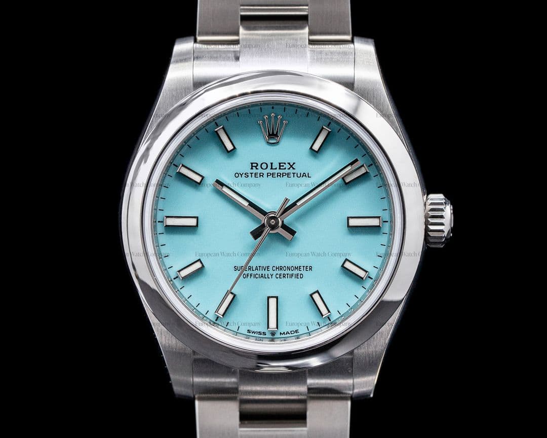 Rolex Oyster Perpetual 277200 31mm SS / Turquoise Dial 2021 UNWORN
