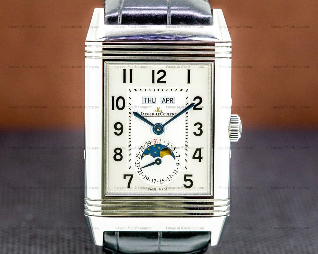 Jaeger-LeCoultre Reverso Grande Calendar SS Silver Dial SS/Deployant