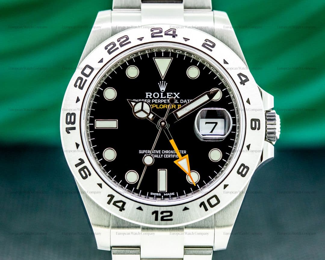 Rolex Explorer II Black Dial SS / SS