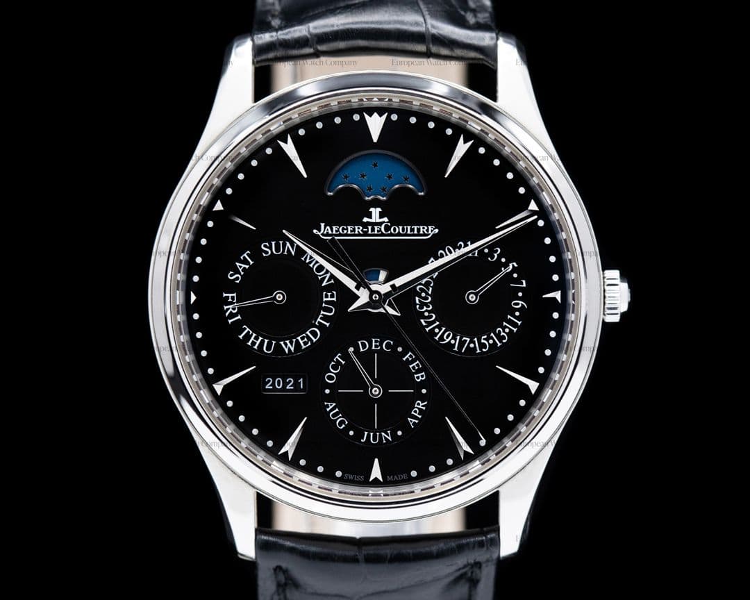 Jaeger LeCoultre Master Ultra Thin Perpetual Calendar Black Dial 39MM UNWORN