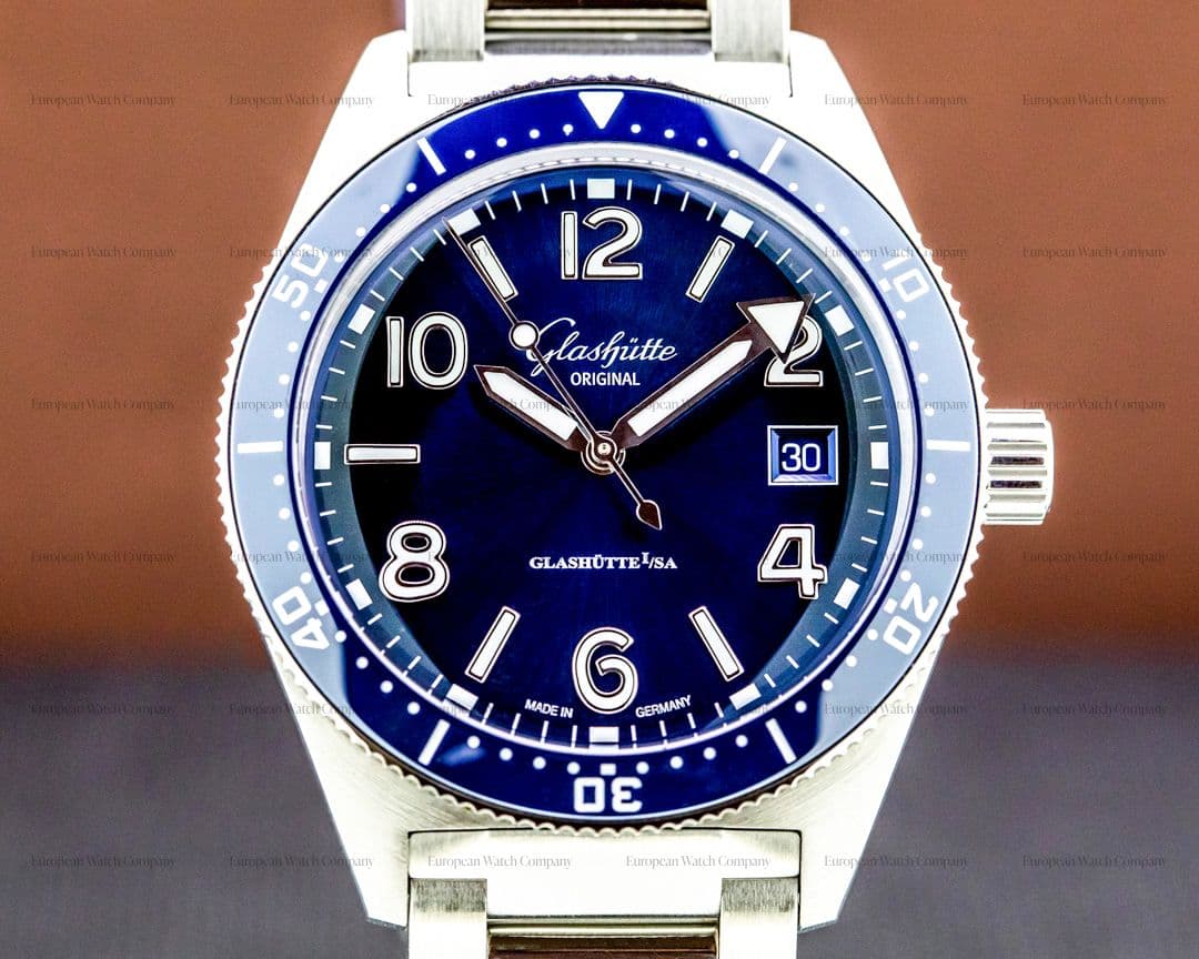 Glashütte Original SeaQ Blue Dial SS / Bracelet