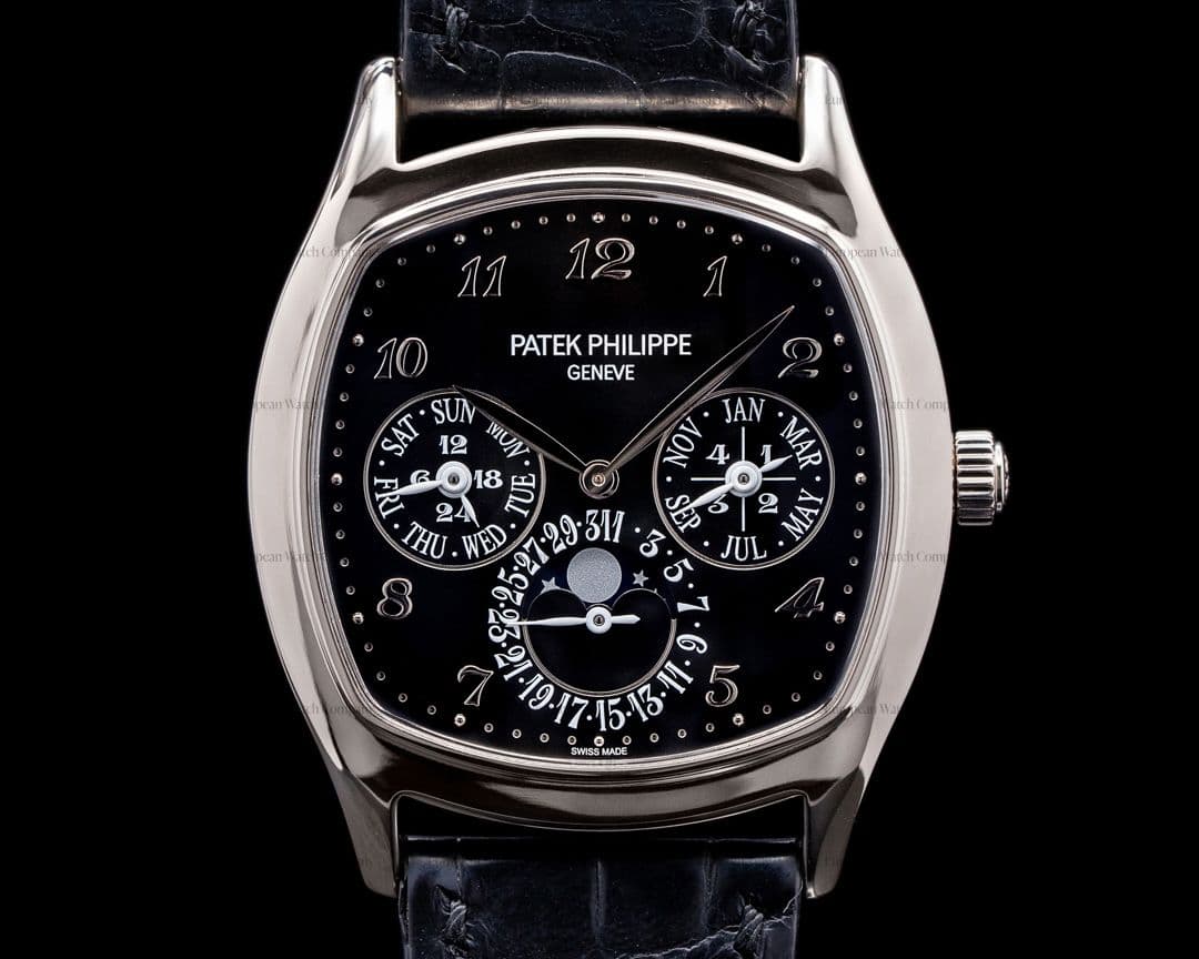 Patek Philippe Perpetual Calendar 5940G 18K White Gold Black Dial FULL SET