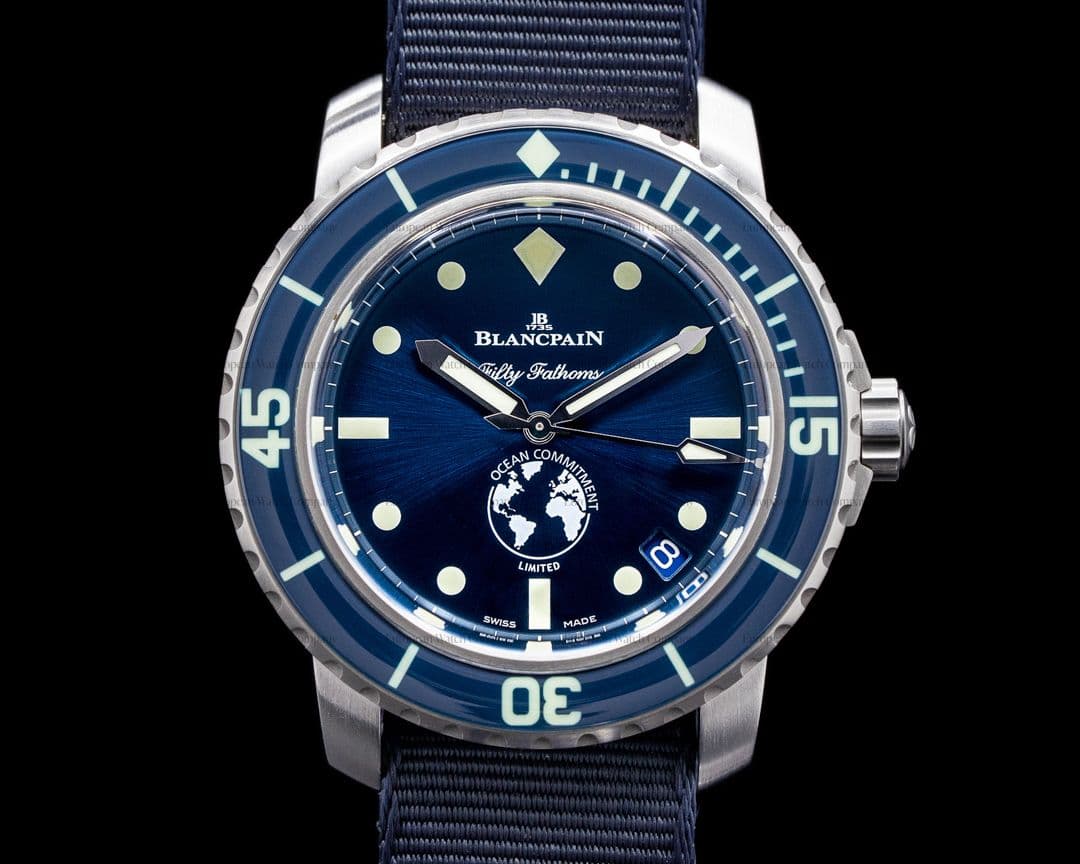 Blancpain Fifty Fathoms Ocean Commitment III Limited Edition Blue Dial