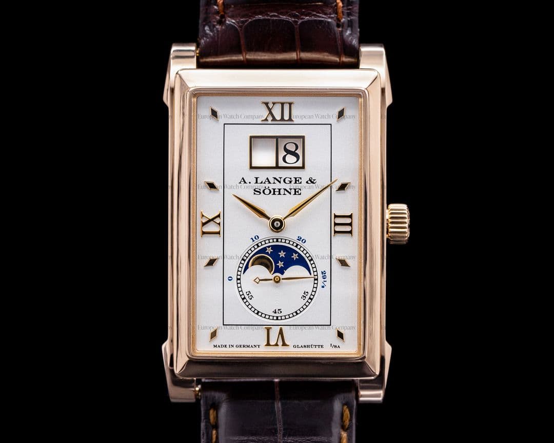 A. Lange and Sohne Cabaret Moonphase 18K Rose Gold