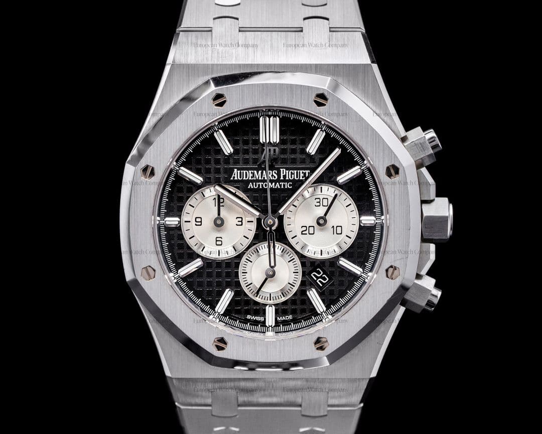 Audemars Piguet Royal Oak 26331ST Chronograph Black Dial SS 41MM 2019 FULL SET