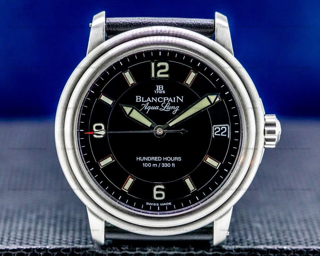 Blancpain Leman Aqualung Ultra Slim Automatic SS / Strap