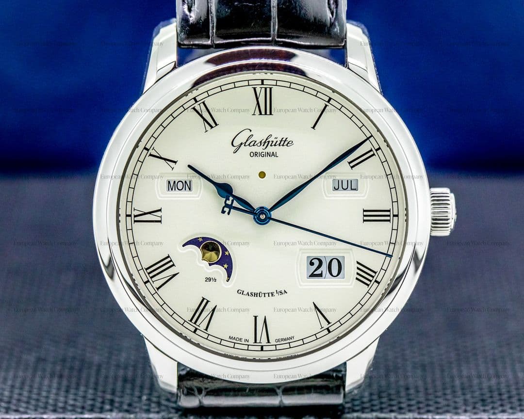 Glashutte Original Senator Perpetual Calendar SS White Dial