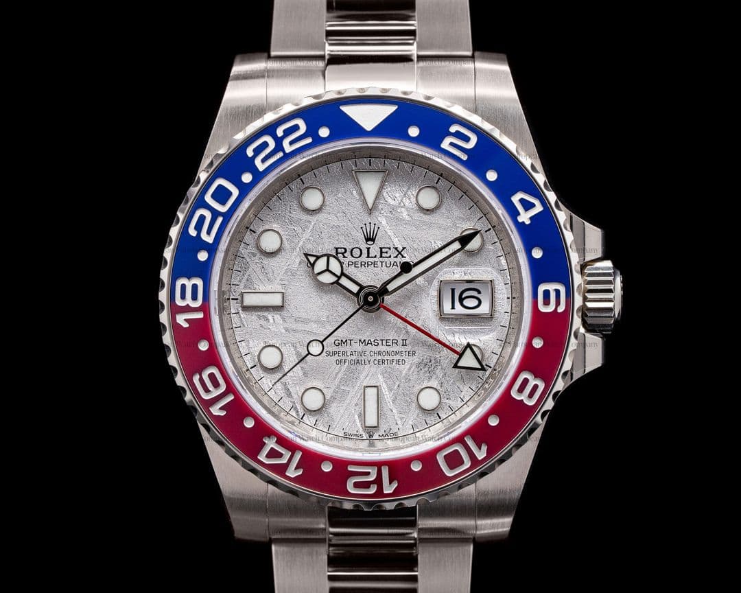Rolex GMT Master II 126719 Meteorite Ceramic "Pepsi" 18K White Gold UNWORN