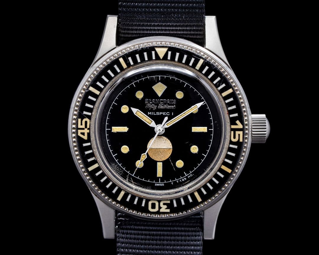 Blancpain Fifty Fathoms Milspec 1 "Demolition" Civilian 1970s RARE