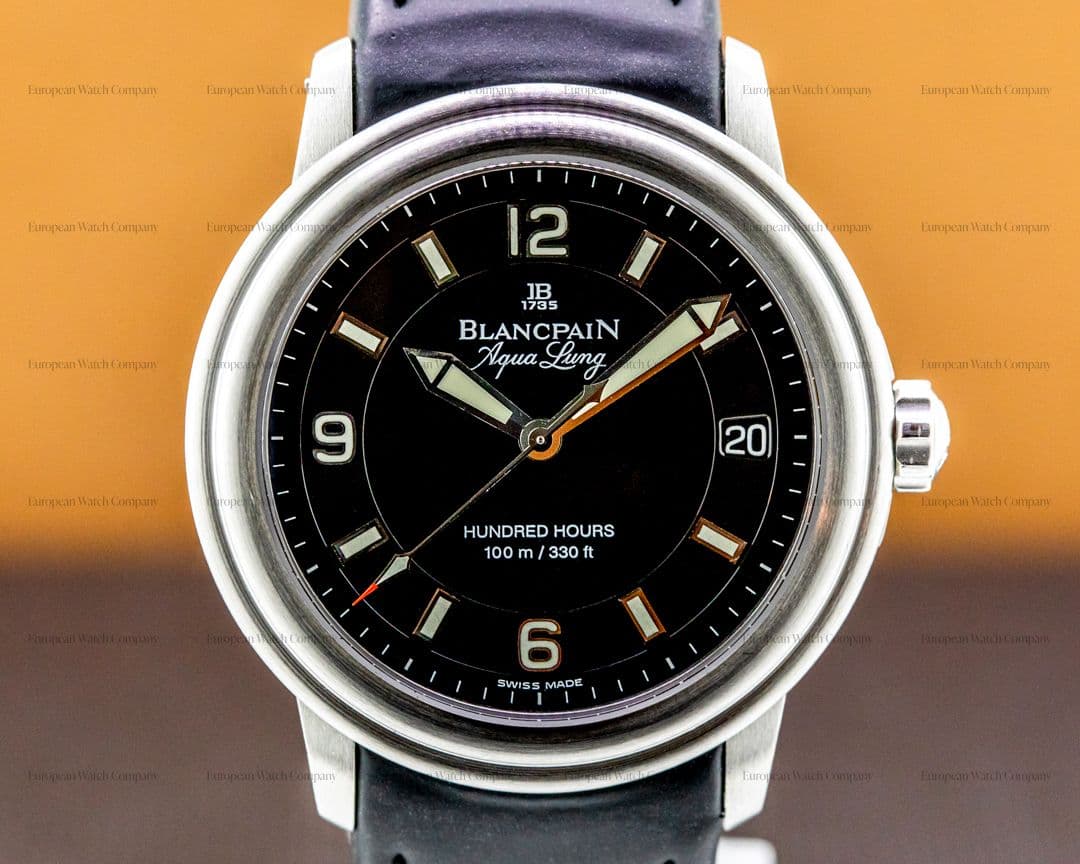 Blancpain Leman Aqualung Ultra Slim Automatic SS / Strap