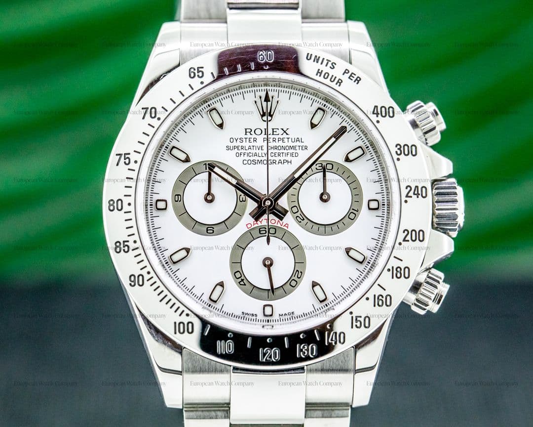 Rolex Daytona 116520 White Dial SS FULL SET