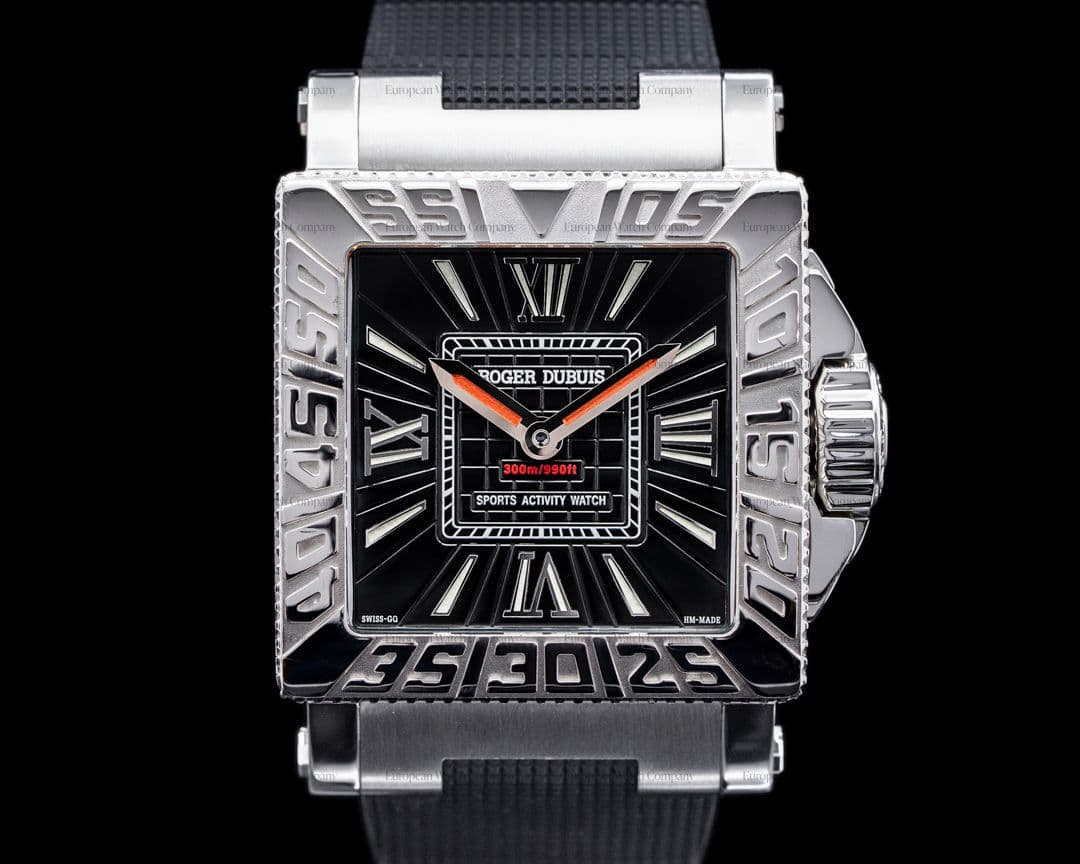 Roger Dubuis Acqua Mare SS / Rubber Black Dial 41MM