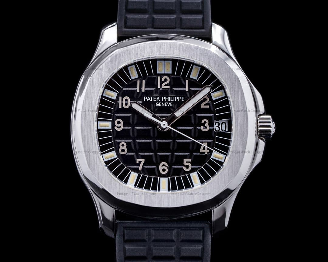 Patek Philippe Aquanaut Automatic Black Dial SS FULL SET