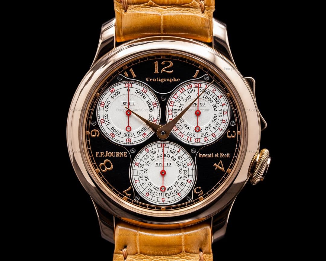 F.P. Journe Centigraphe Souverain BOUTIQUE EDITION 18K Rose Gold / Black Dial