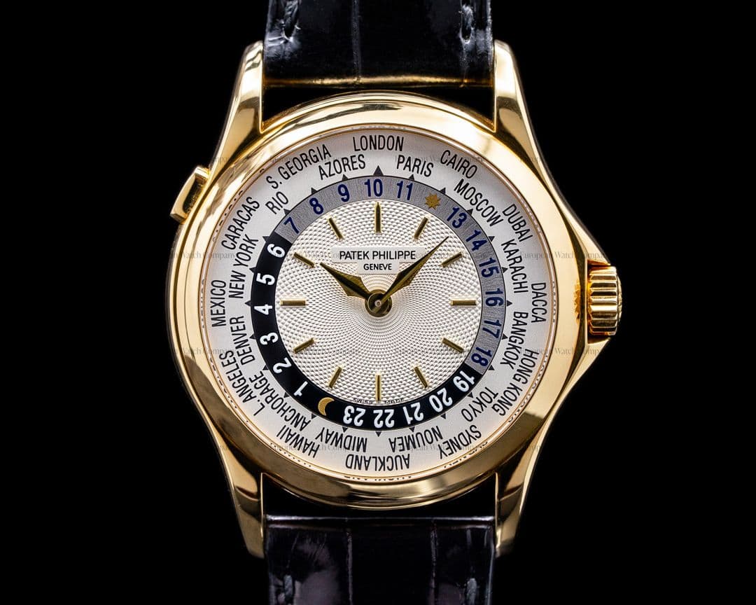 Patek Philippe World Time 5110J 18K Yellow Gold FULL SET PATINA