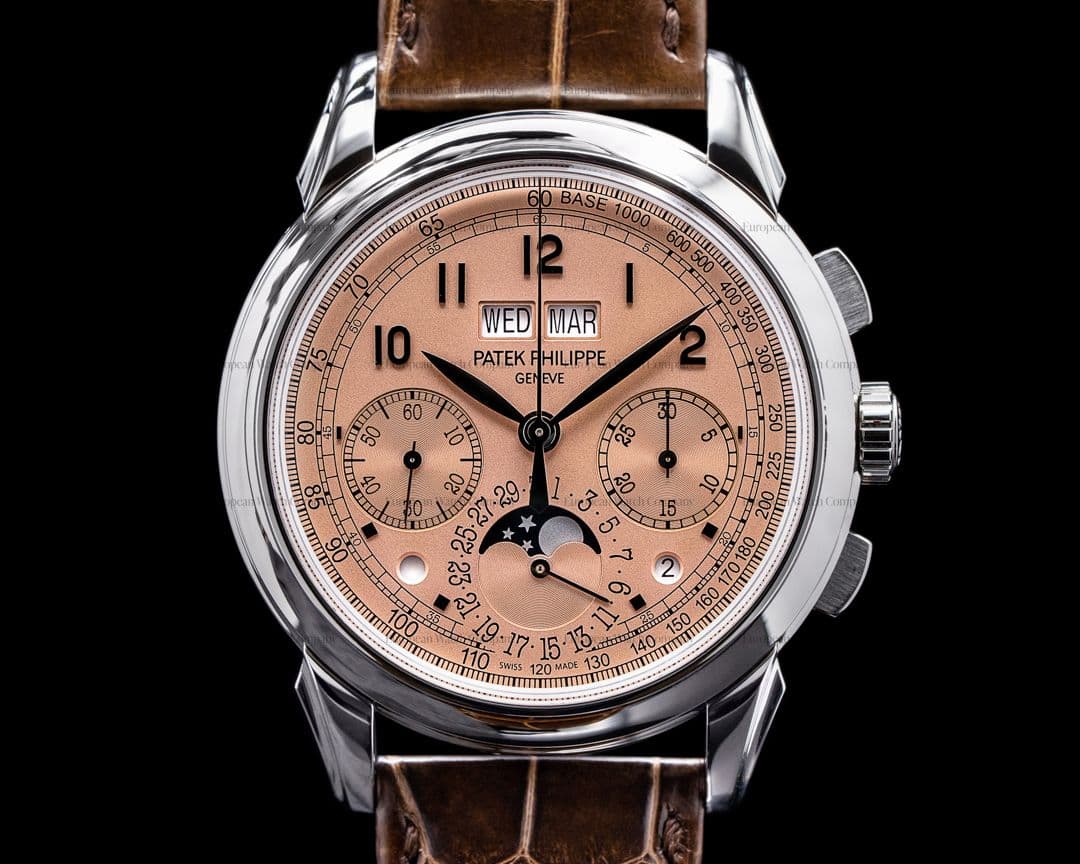 Patek Philippe 5270P Perpetual Calendar Chronograph Platinum Salmon Dial 2020