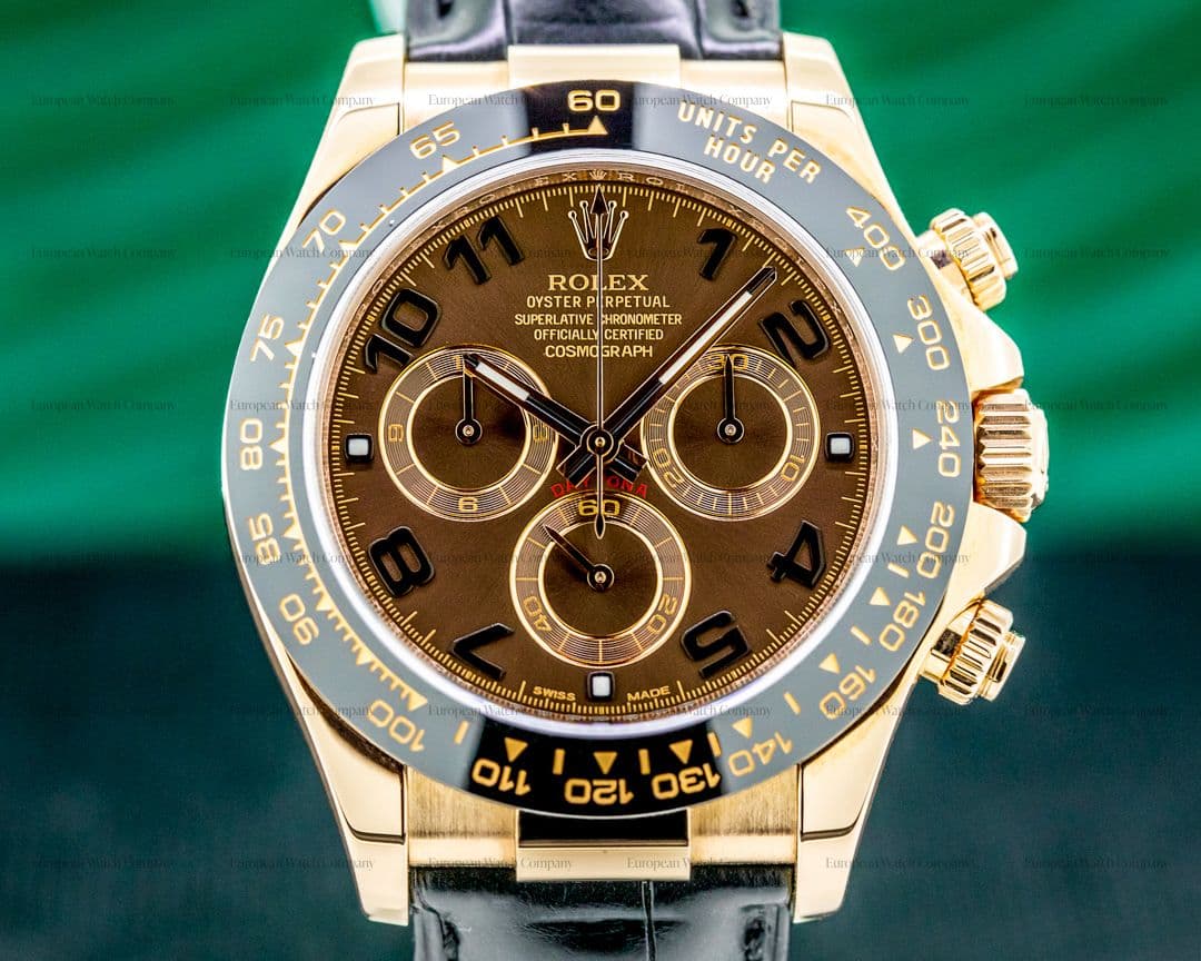 Rolex Cosmograph Daytona 116515LN 18K Rose Gold / Chocolate Dial 2019