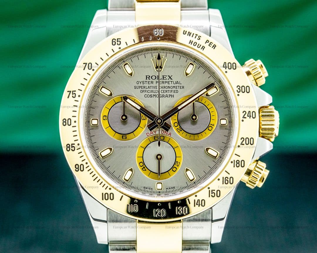 Rolex Daytona Slate Dial 18K Yellow Gold / SS