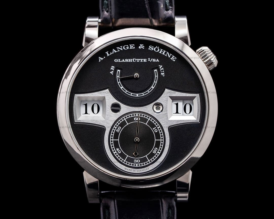 A. Lange and Sohne Zeitwerk 140.029 18K White Gold FULL SET + SERVICED