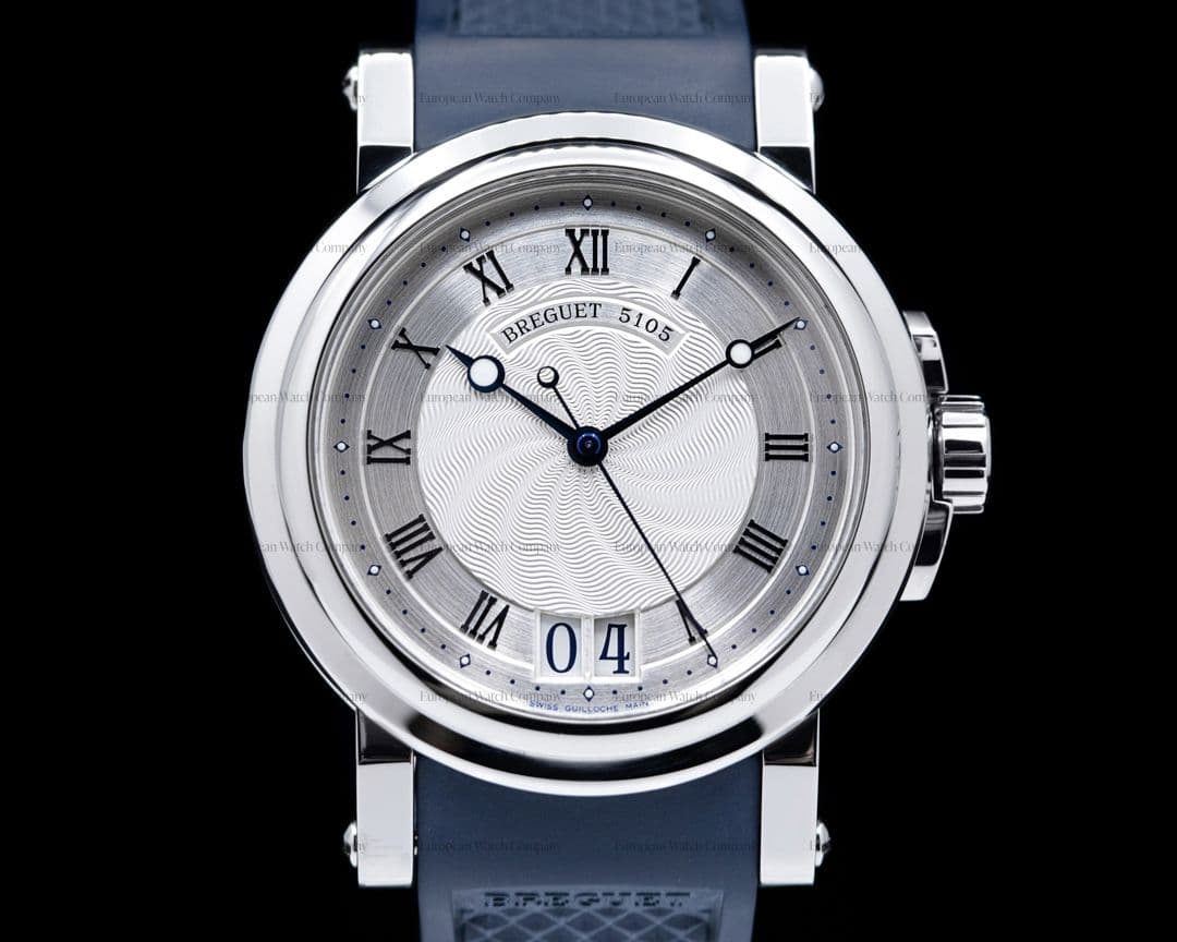 Breguet Marine Big Date SS / Rubber