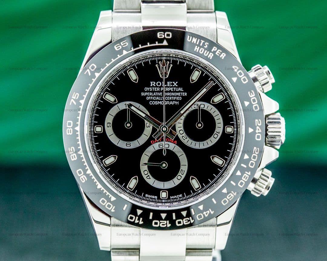 Rolex Daytona 116500 Ceramic Bezel SS / Black Dial
