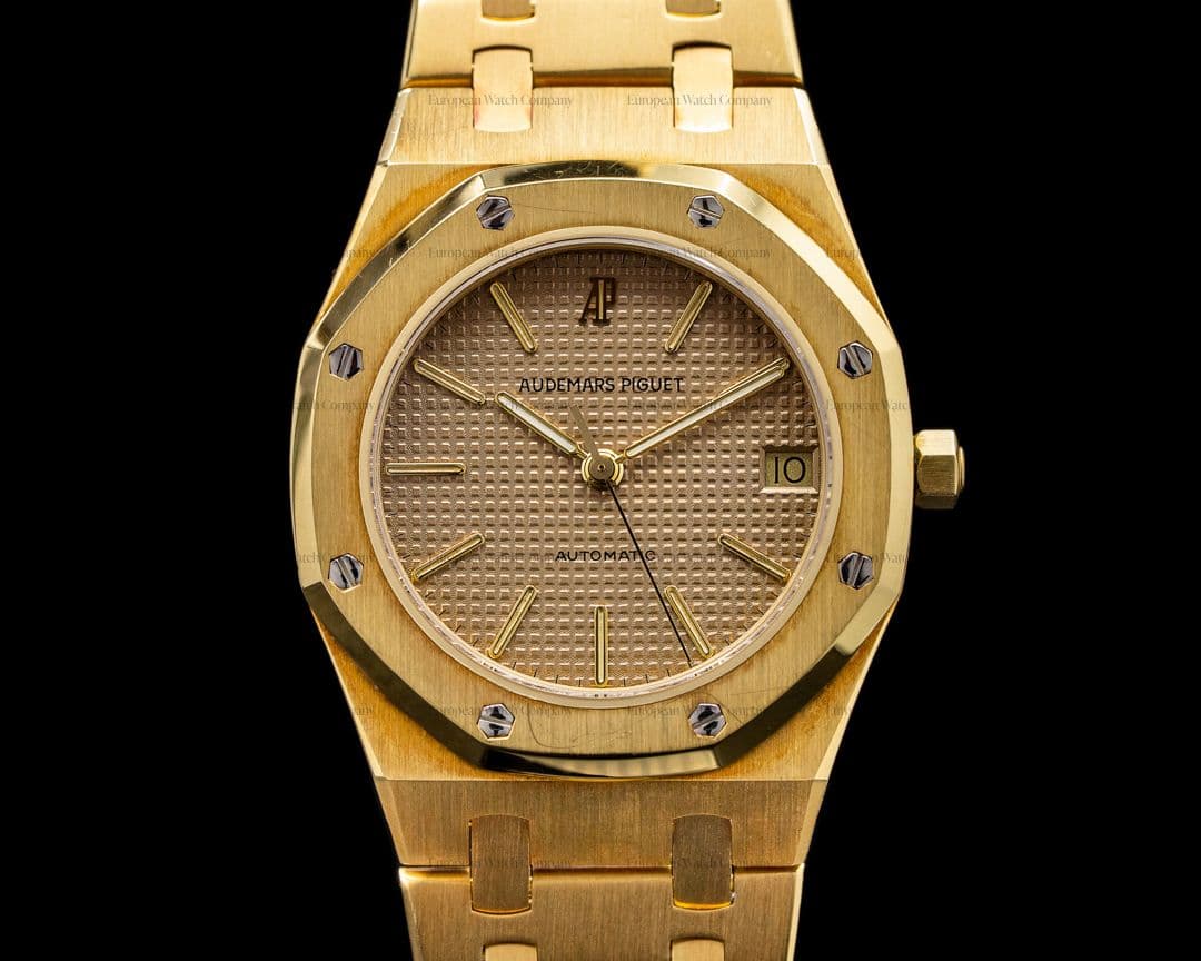 Audemars Piguet Royal Oak 4100BA Automatic Champagne Dial 18k