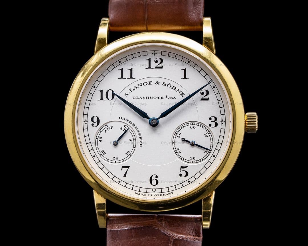 A. Lange and Sohne 1815 Up & Down 221.021 18K Yellow Gold
