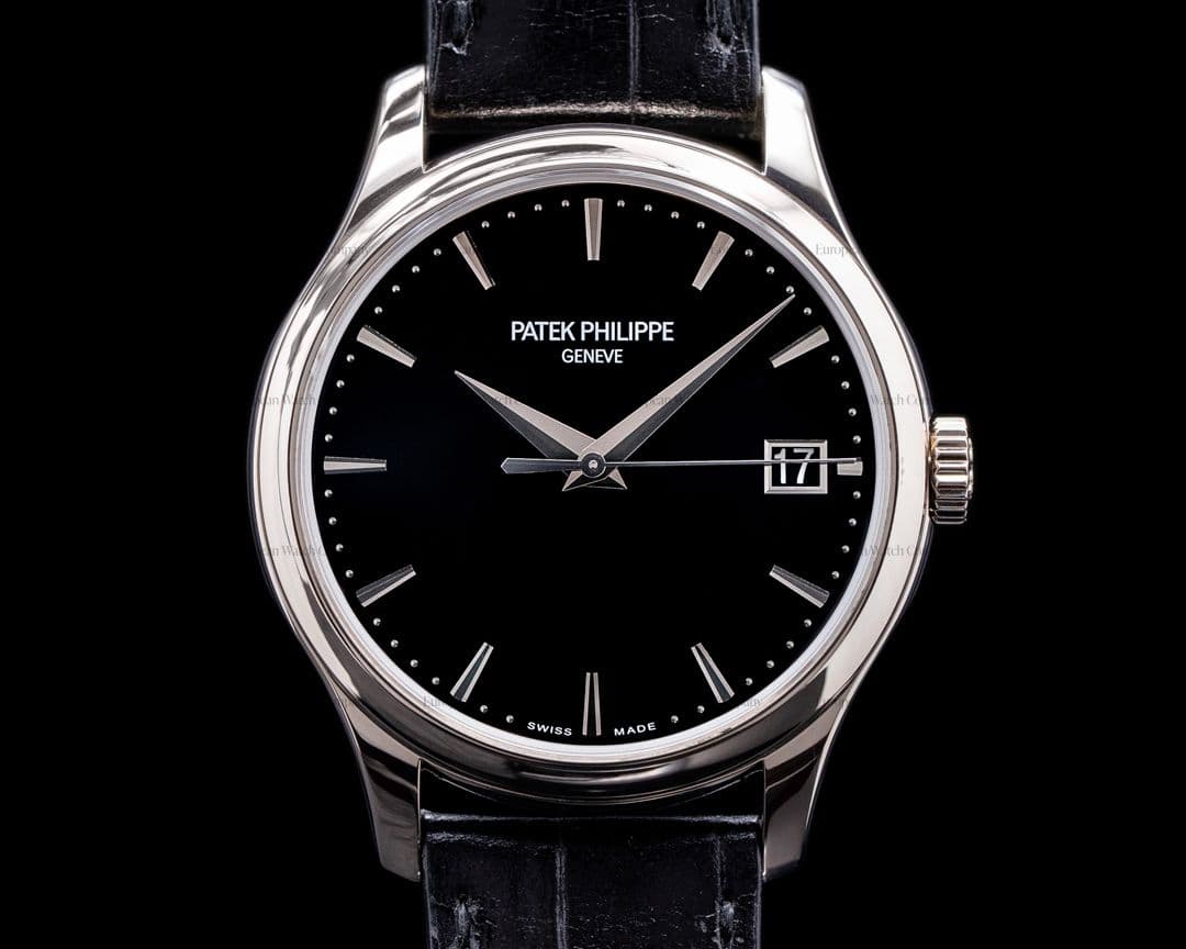 Patek Philippe Calatrava 5227G Automatic 18K White Gold Black Dial
