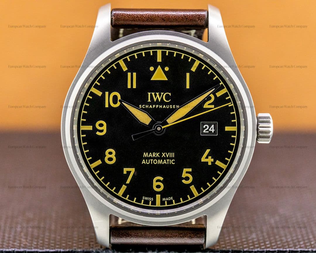 IWC Mark XVIII Heritage Black Dial Titanium