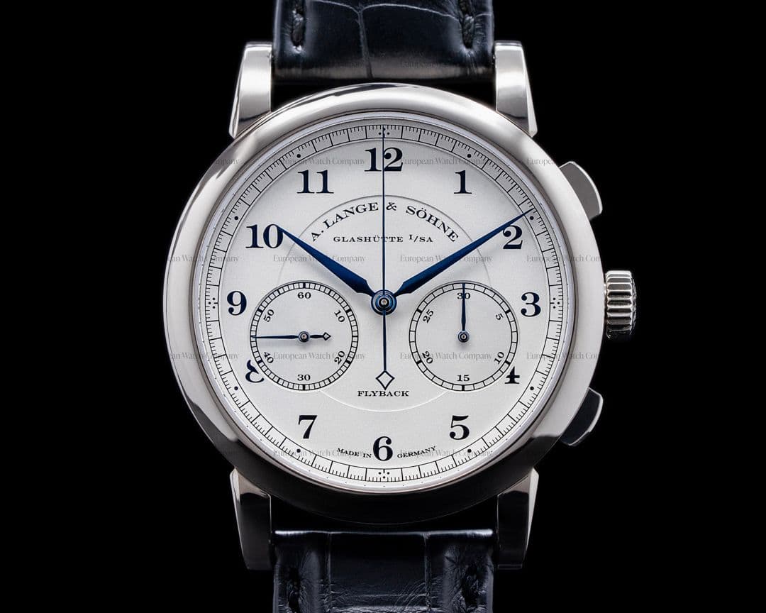 A. Lange and Sohne 1815 Chronograph 402.026 18K White Gold