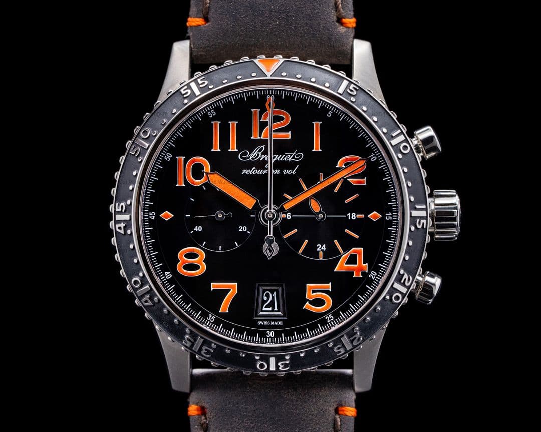 Breguet Type XXI Flyback Titanium Black Dial UNWORN