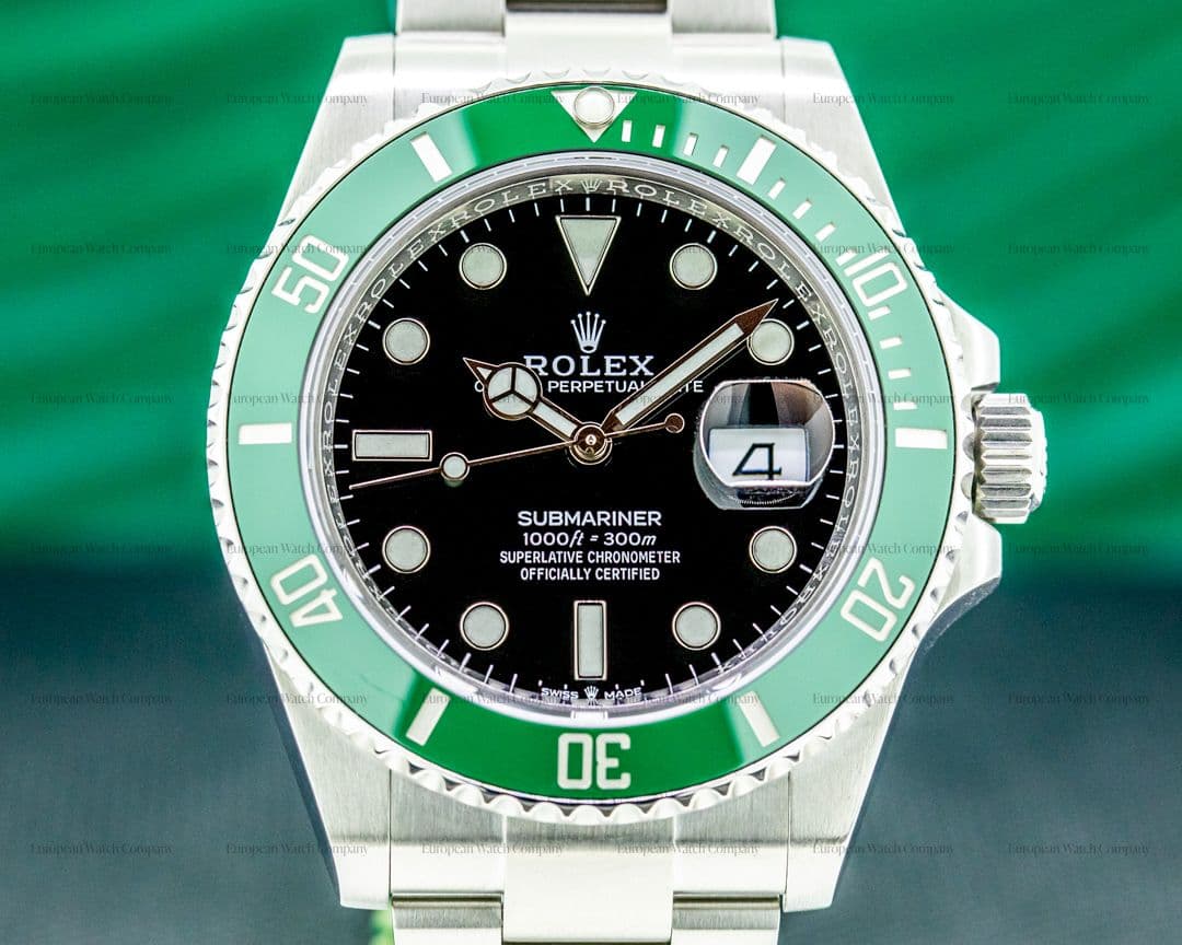 Rolex Submariner Date 126610LV Kermit GREEN Ceramic Bezel 41MM