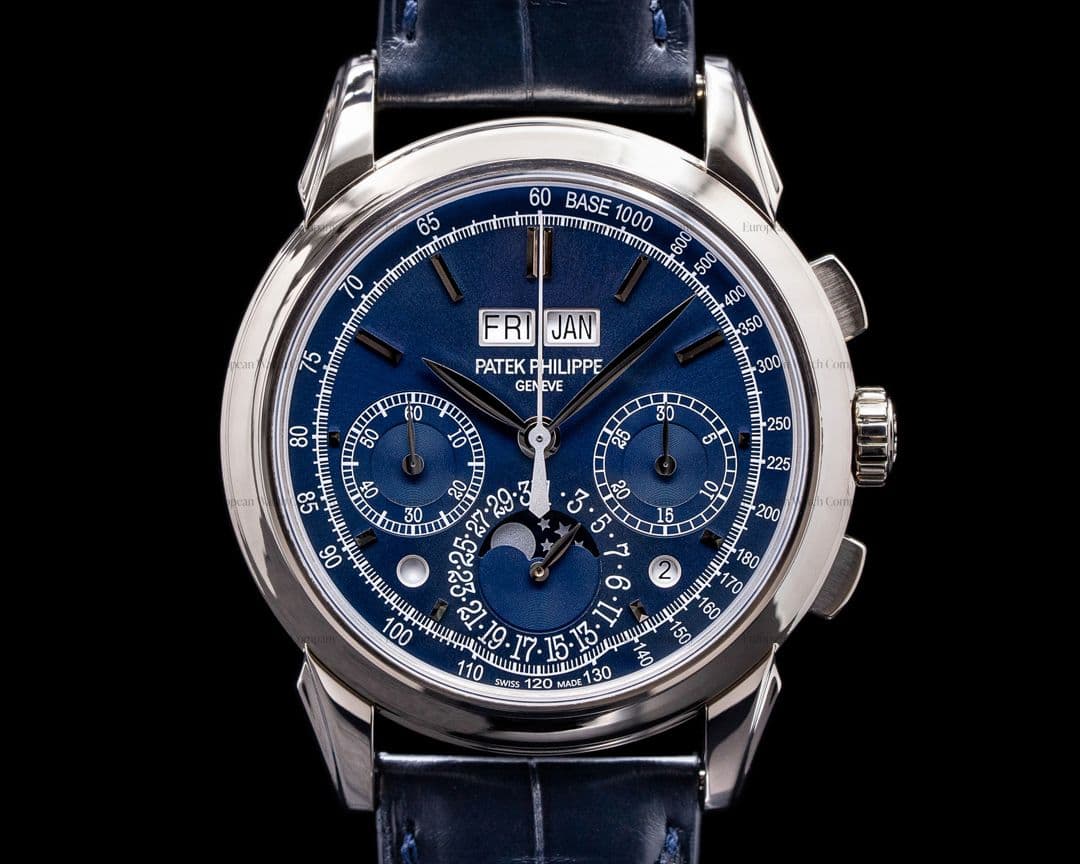 Patek Philippe Perpetual Calendar Chronograph 5270G "CHIN" BLUE DIAL RARE