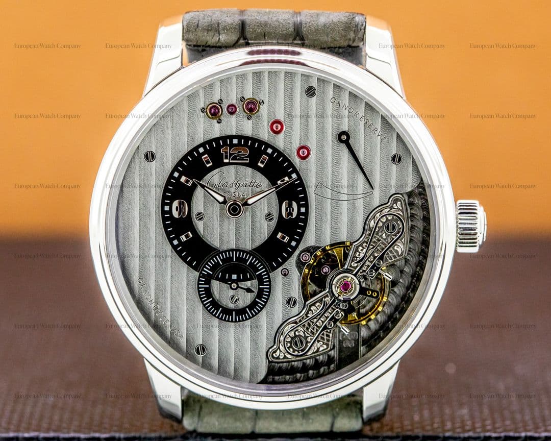 Glashutte Original Panoinverse XL Steel / Grey Dial
