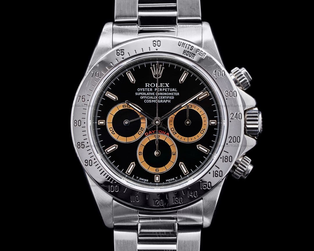 Rolex PATRIZZI Daytona SS Black Dial Zenith FULL SET