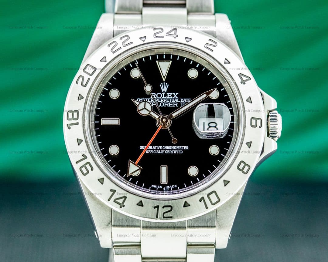Rolex Explorer II 16570 Black Dial