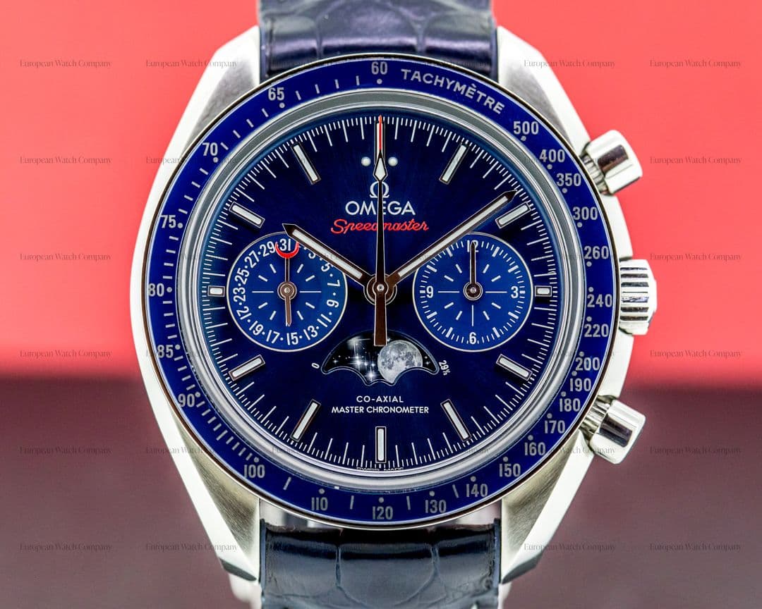 Omega Speedmaster Automatic Moon Blue Dial