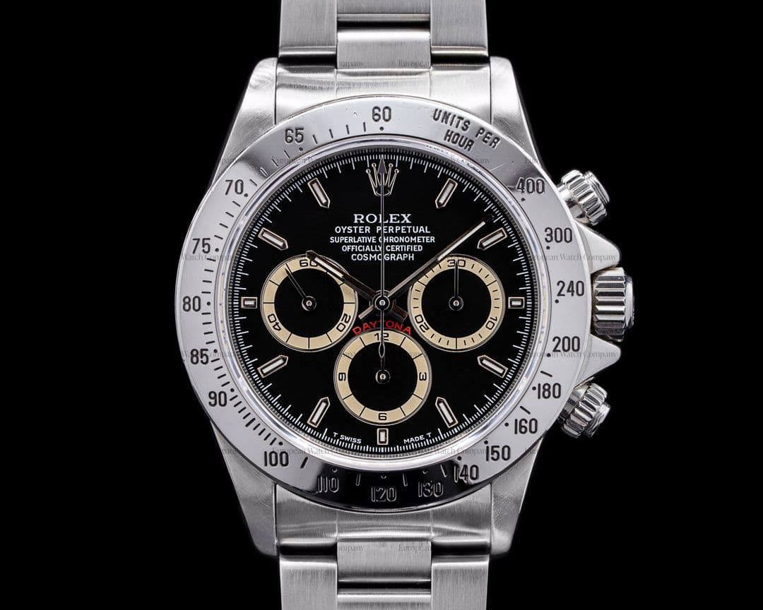 Rolex PATRIZZI Daytona SS Black Dial Zenith T Series