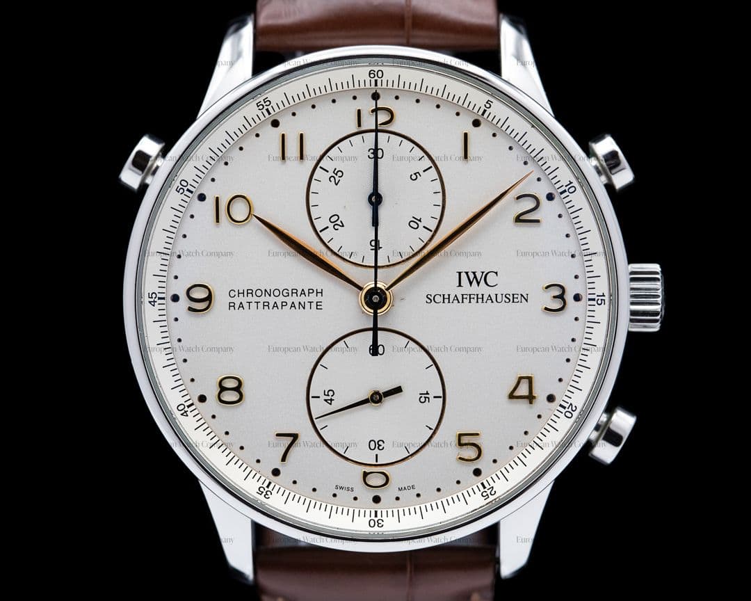 IWC Portuguese Chronograph Rattrapante SS COMPLETE