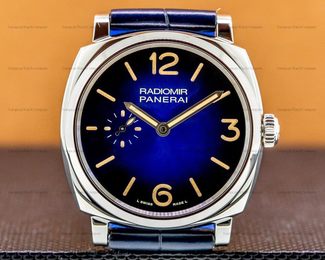 Panerai Radiomir Manual Wind SS 42MM Blue "Sandwich Dial"