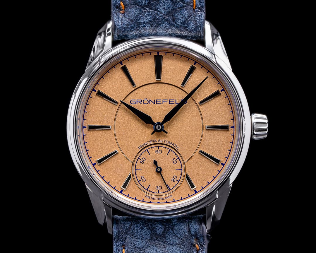 Gronefeld 1941 Principia Automatic Steel Salmon Dial 2020