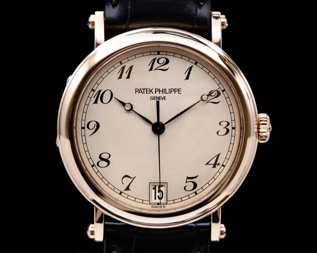 Patek Philippe Calatrava 5053 Officers Case 18K Rose Gold FULL SET