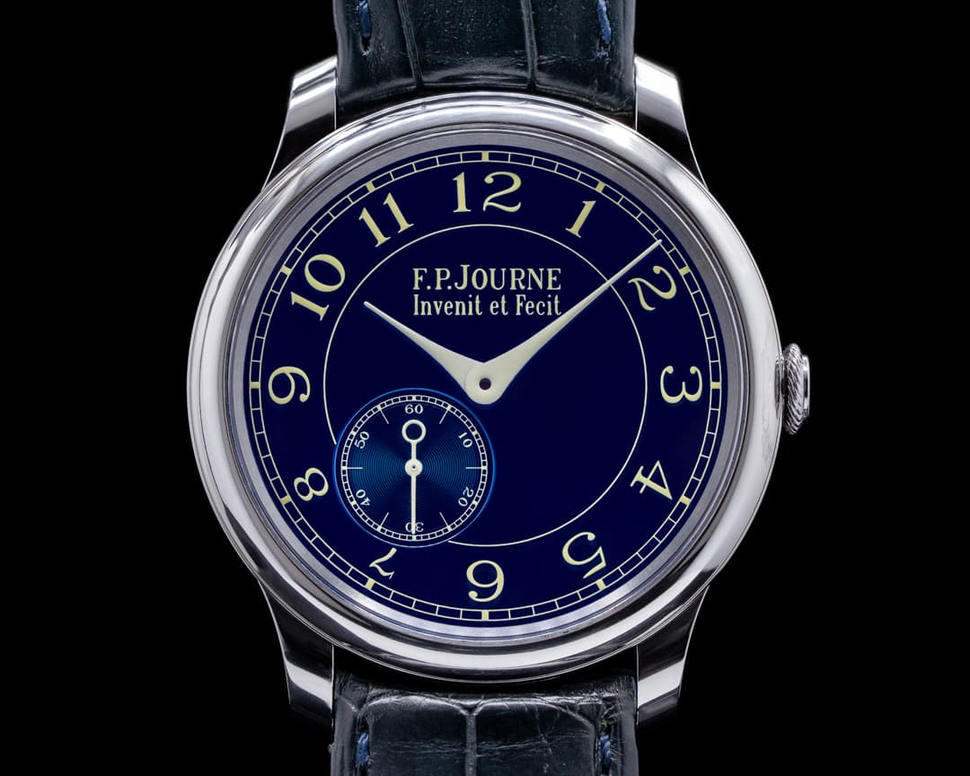 F. P. Journe Chronometre Bleu Tantalum Blue Dial