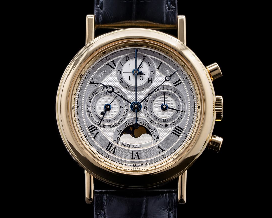 Breguet Classique Perpetual 3617 Calendar Chronograph 18k Yellow Gold